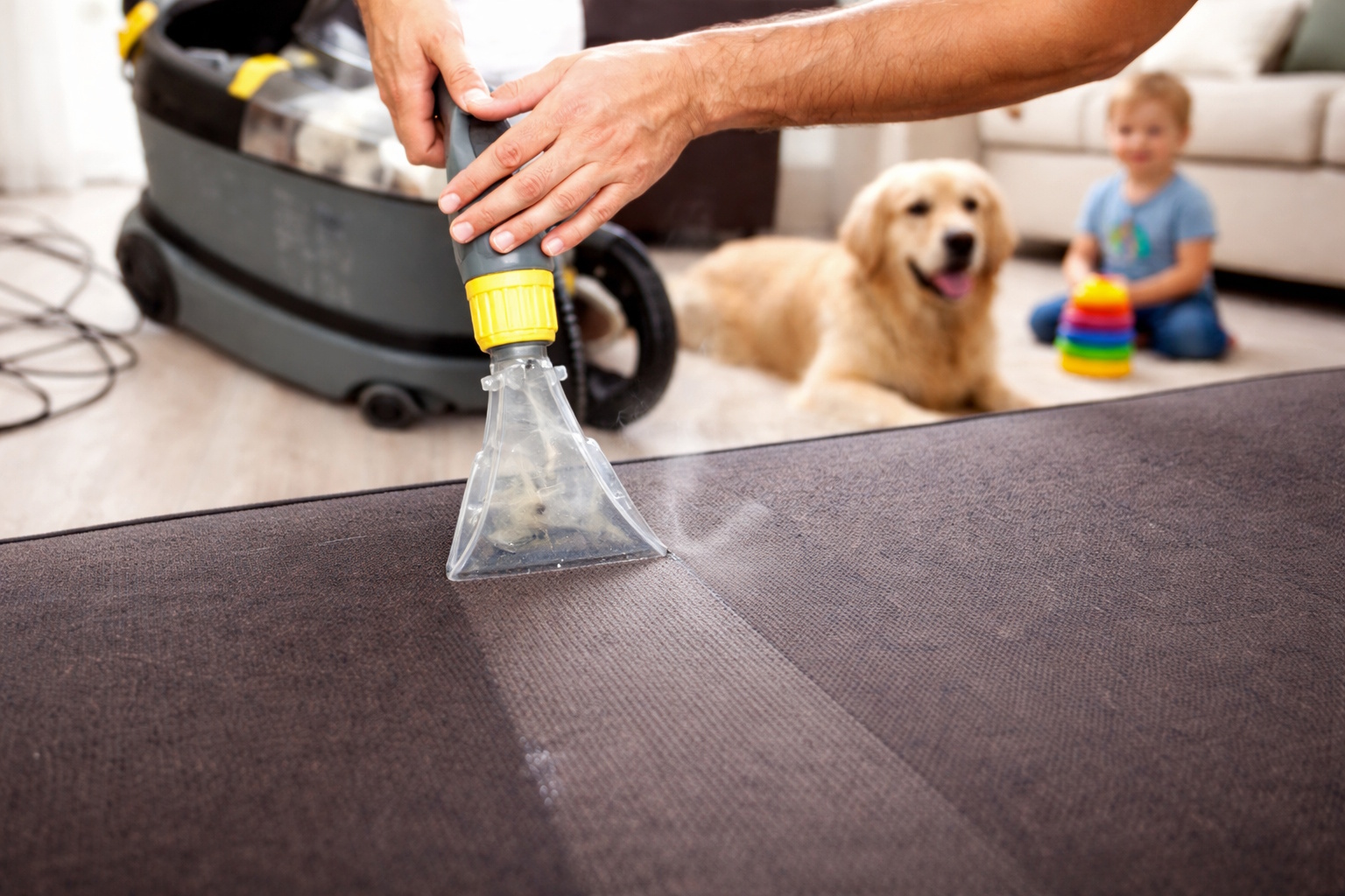 Is Steam Carpet Cleaning Safe for Your Home and Family