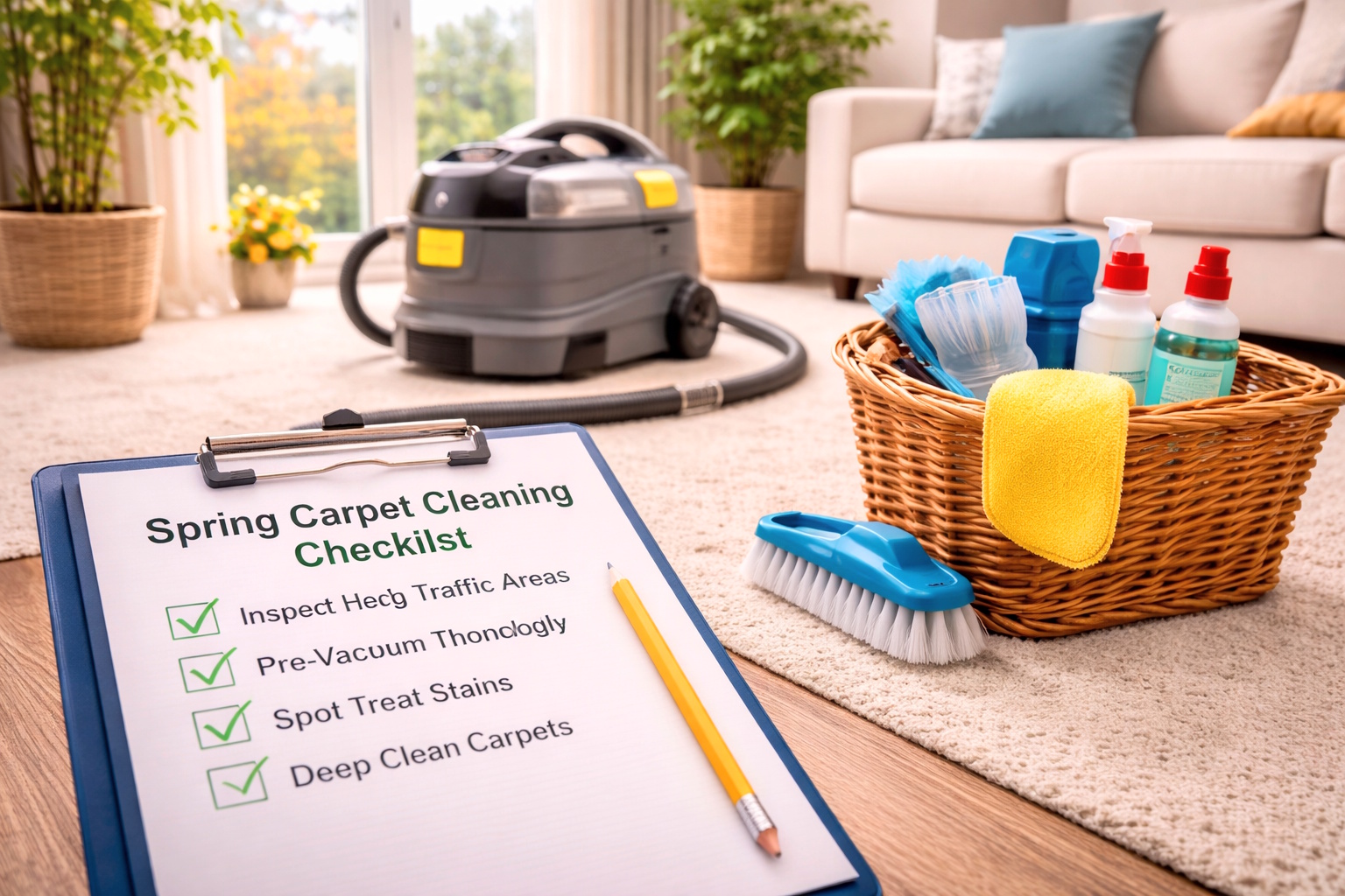 Spring Carpet Cleaning Checklist for Toronto Homes